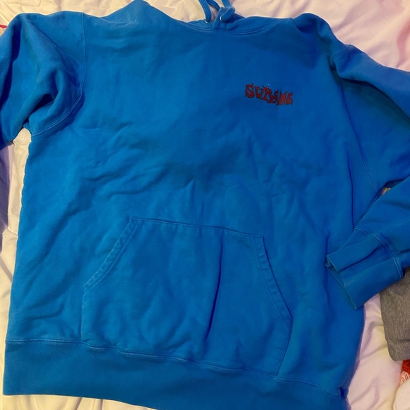 Blue SUPREME sweatshirt. RARE!! Size XL. - Picture 3 of 8
